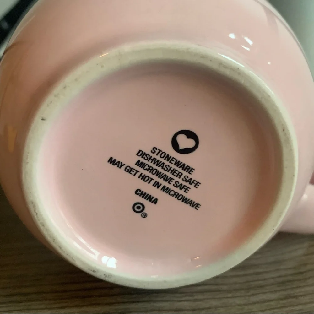 Pink Stoneware Hearts Coffee Tea Mug Target Valentine’s Day - Picture 7 of 7